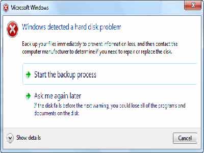 xử lý lỗi ổ cứng