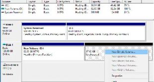 tạo phân vùng ổ cứng